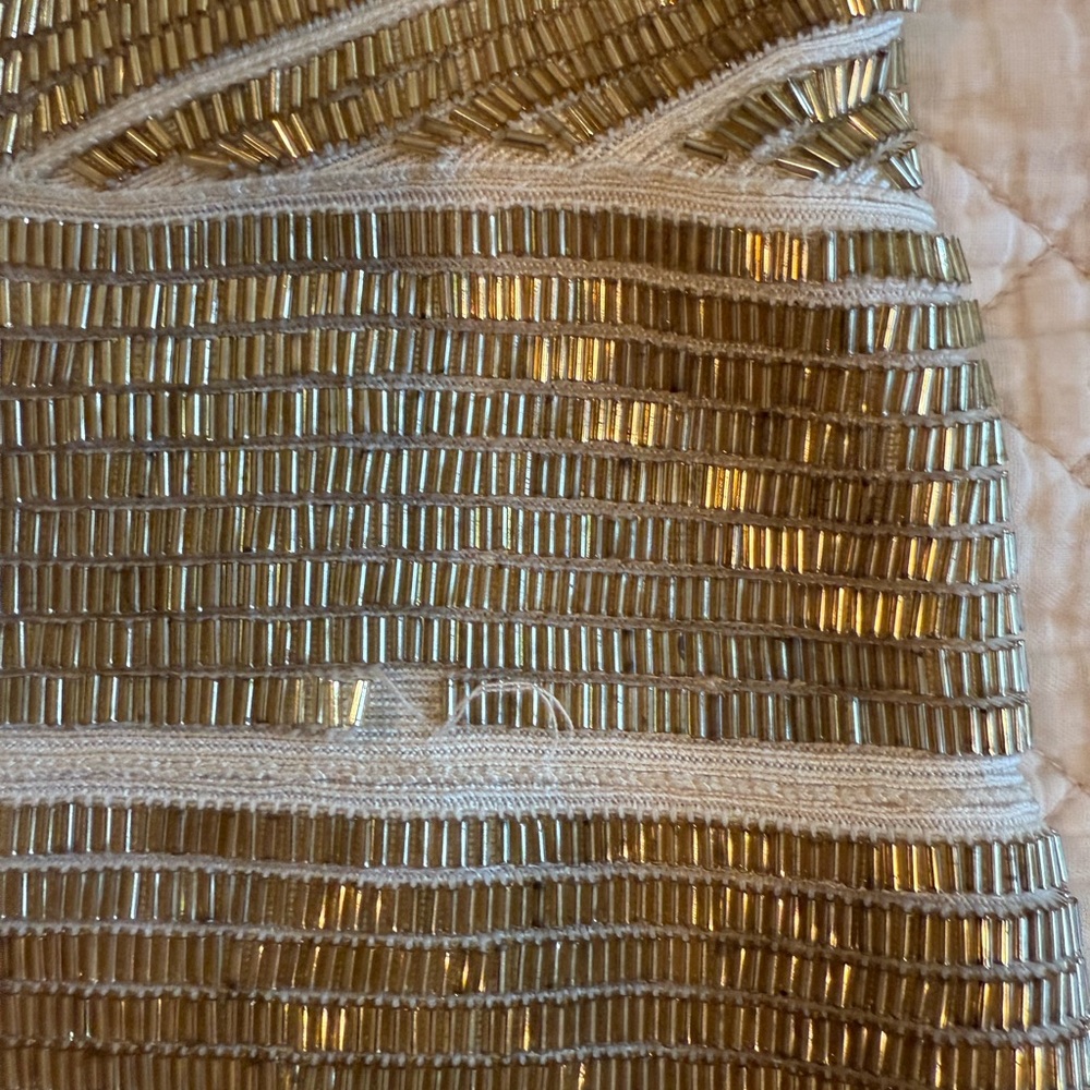 Herve Leger Gold One Shoulder Dress - Picture 8 of 13